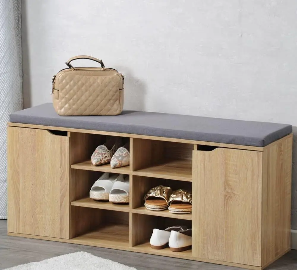 Tumba pentru incaltaminte Kesper 15928 (Sonoma Oak/Gray)