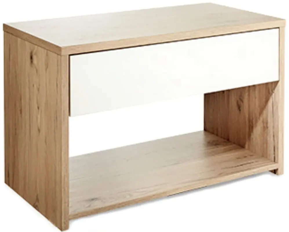 Tumba-bancheta pentru incaltaminte Living Style 51459 (San Remo/White)