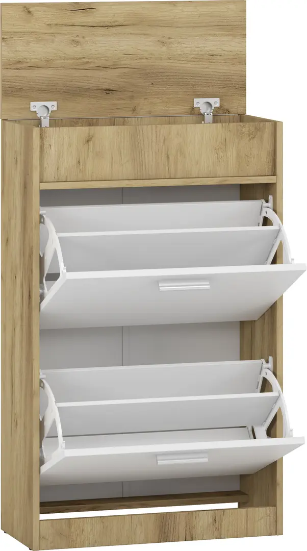 Тумба для обуви Magnusplus Sydney (Craft Oak Gold/White)