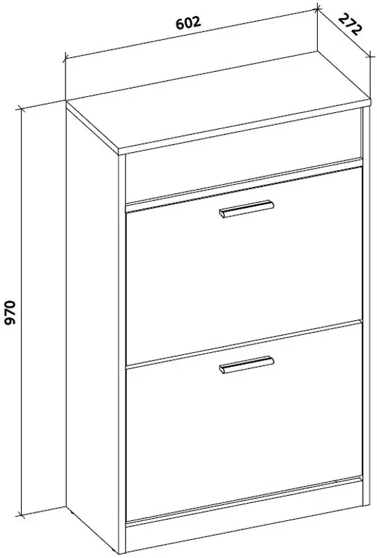 Тумба для обуви Magnusplus Sydney (Craft Oak Gold/White)