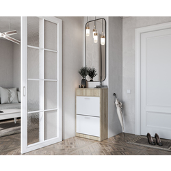 Tumba pentru incaltaminte Magnusplus Sydney (Sonoma Oak/White) Thumb