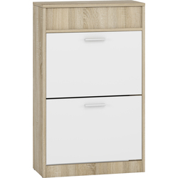 Tumba pentru incaltaminte Magnusplus Sydney (Sonoma Oak/White) Thumb