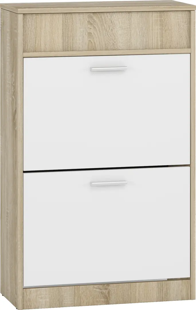 Tumba pentru incaltaminte Magnusplus Sydney (Sonoma Oak/White)