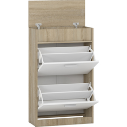 Tumba pentru incaltaminte Magnusplus Sydney (Sonoma Oak/White) Thumb