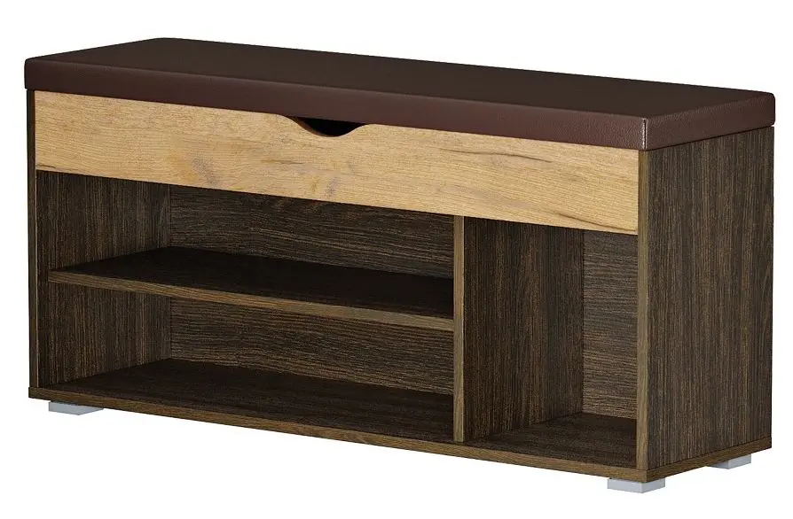 Tumba-bancheta pentru incaltaminte Marcel Prod 0858 (Wenge)