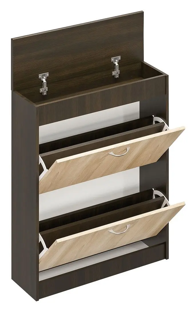 Tumba pentru incaltaminte Marcel Prod 800 2S (Wenge/Sonoma Oak)