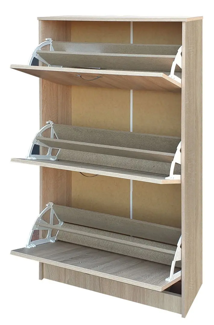 Tumba pentru incaltaminte Marcel Prod 800 3S RO (Sonoma Oak/Sonoma Oak Truffle) - 3