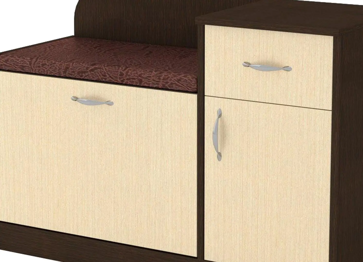 Tumba pentru incaltaminte Marcel Prod TO4 RO (Wenge/Birch)