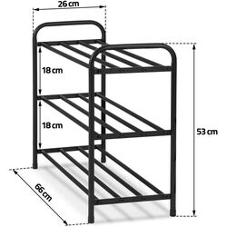 Etajera pentru incaltaminte Massido MS-868 (Black) Thumb