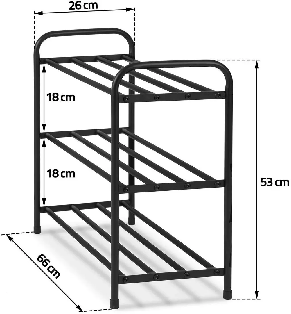 Etajera pentru incaltaminte Massido MS-868 (Black)