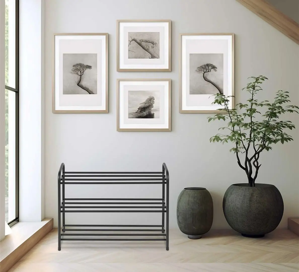 Etajera pentru incaltaminte Massido MS-868 (Black)