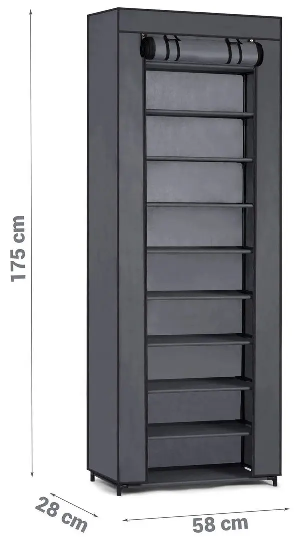 Organizator de pantofi Massido 680200 (Graphite)
