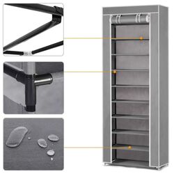 Стеллаж-органайзер для обуви Massido 680201 (Gray) Thumb