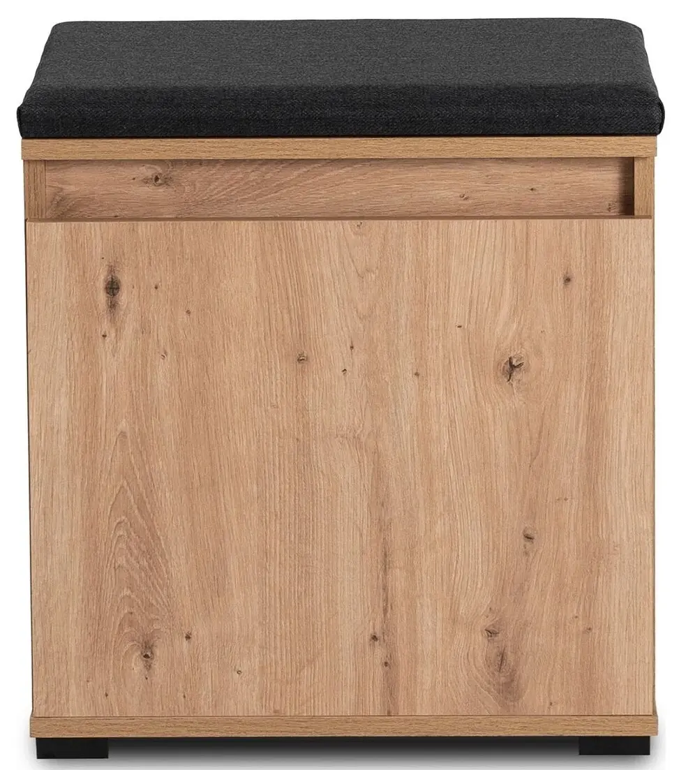 Тумба для обуви Mebel Elite Parma 50cm (Artisan Oak/Graphite) - 4