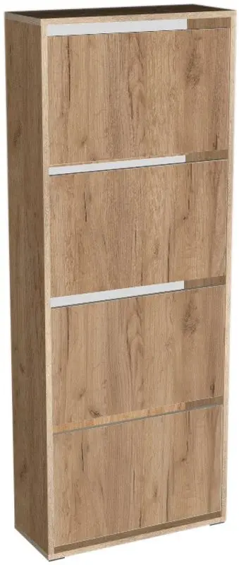 Тумба для обуви МЛ-Мебель ML-3 (Дуб Крафт Золотой)