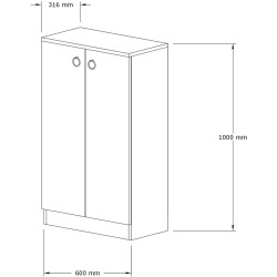 Тумба для обуви Mirage Meble Defne (Walnut) Thumb
