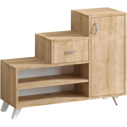 Тумба-стеллаж для обуви Mirage Meble Retro (Sapphire Oak) Thumb