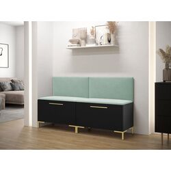 Тумба-банкетка для обуви Mirjan24 Frunofta VI/Zilion (Black/Mint) Thumb