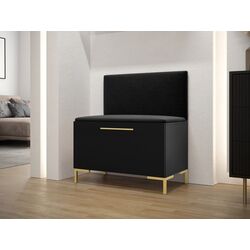 Tumba-bancheta pentru incaltaminte Mirjan24 Frunofta VII/Zilion (Black) Thumb