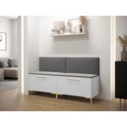 Тумба-банкетка для обуви  Mirjan24 Frunofta/Zilion VI (White/Gray) Thumb