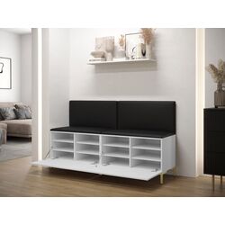 Тумба-банкетка для обуви  Mirjan24 Frunofta/Zilion VI (White/Gray) Thumb