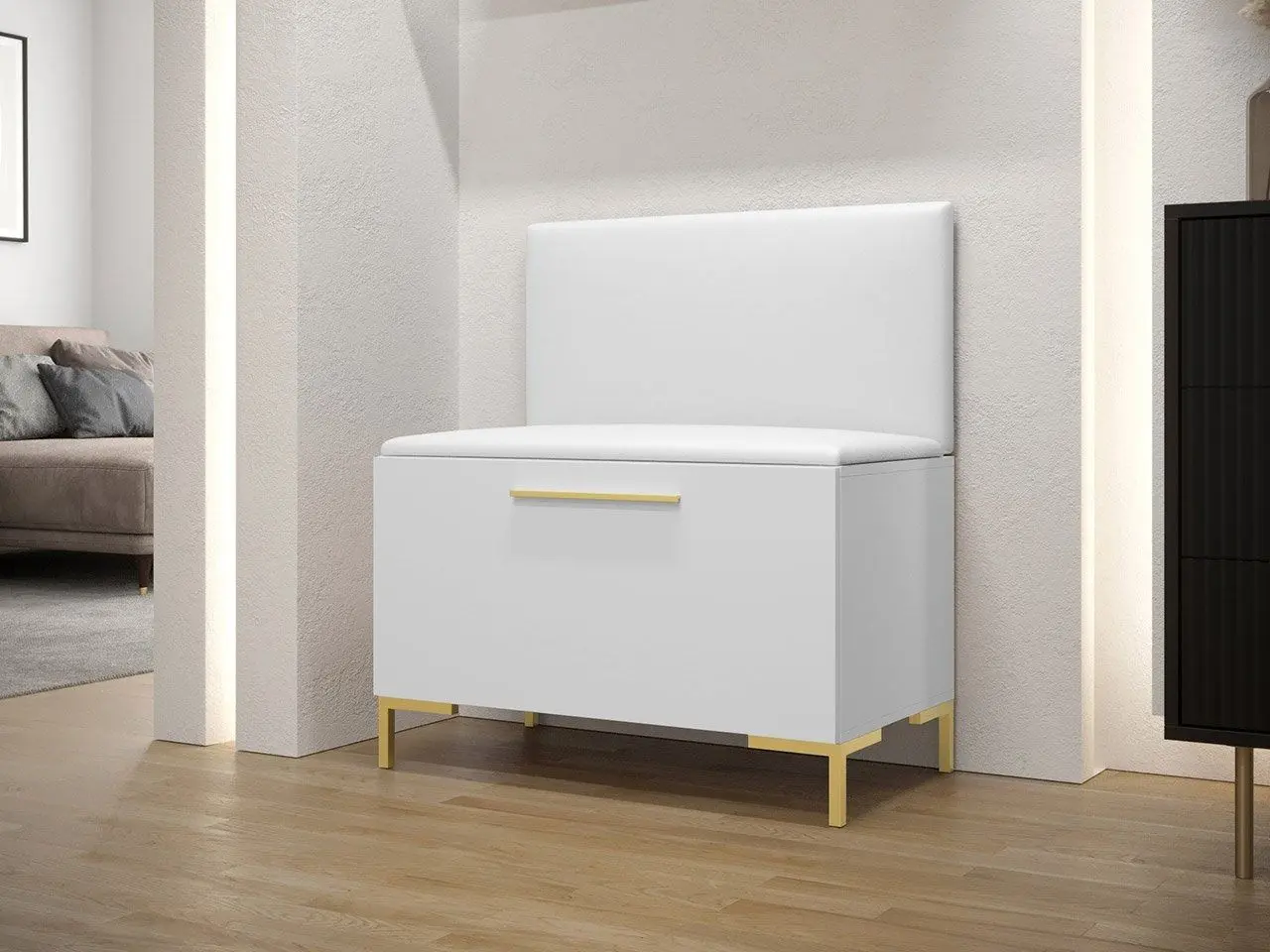 Тумба-банкетка для обуви Mirjan24 Frunofta/Zilion VII (White) - 2