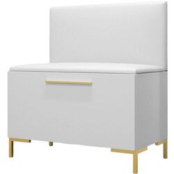 Tumba-bancheta pentru incaltaminte Mirjan24 Frunofta/Zilion VII (White)