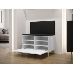 Tumba-bancheta pentru incaltaminte Mirjan24 Frunofta/Zilion VII (White/Mint) Thumb