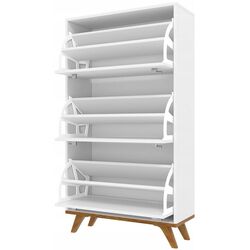 Tumba pentru incaltaminte Mirjan24 Tunbergia/Falco 02 (White/Craft Oak Gold) Thumb