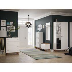 Tumba pentru incaltaminte Mirjan24 Tunbergia/Falco 02 (White/Craft Oak Gold) Thumb