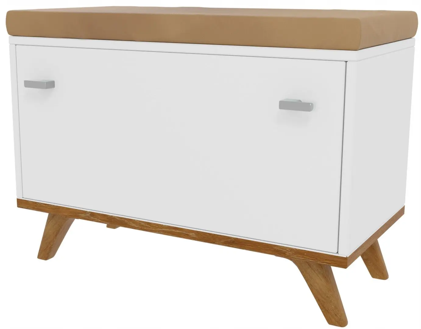 Тумба для обуви Mirjan24 Tunbergia/Falco 04 (White/Craft Oak Gold/Brown)