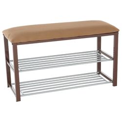 Банкетка для обуви Mobhaus Langella (Chocolate/Dark Brown)