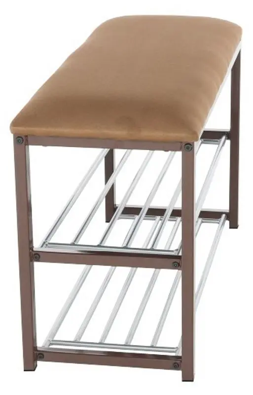 Банкетка для обуви Mobhaus Langella (Chocolate/Dark Brown)