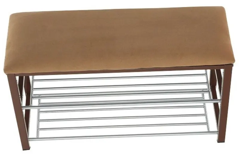 Банкетка для обуви Mobhaus Langella (Chocolate/Dark Brown)