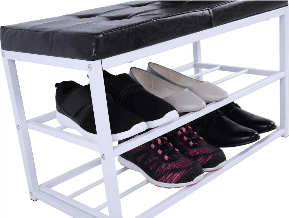 Bancheta pentru incaltaminte Lyros (Black/White)