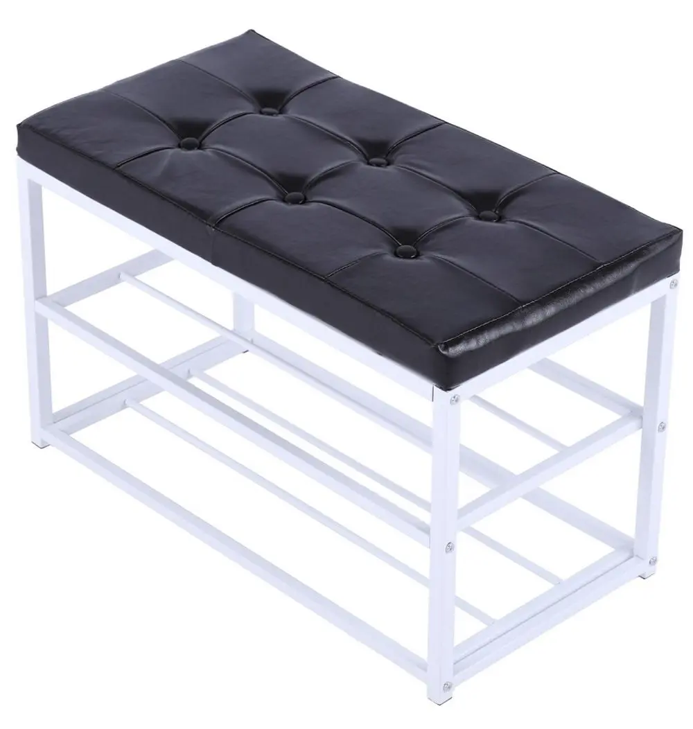 Bancheta pentru incaltaminte Lyros (Black/White)