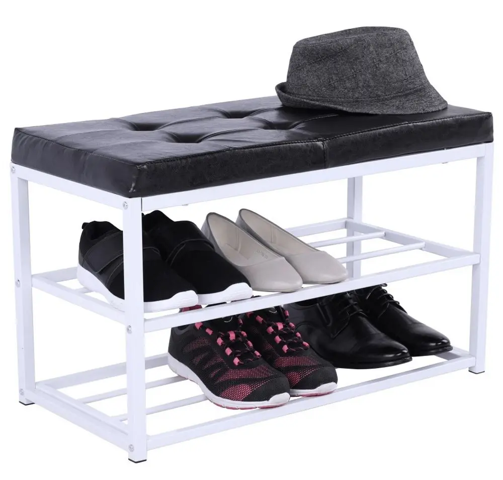 Bancheta pentru incaltaminte Lyros (Black/White)