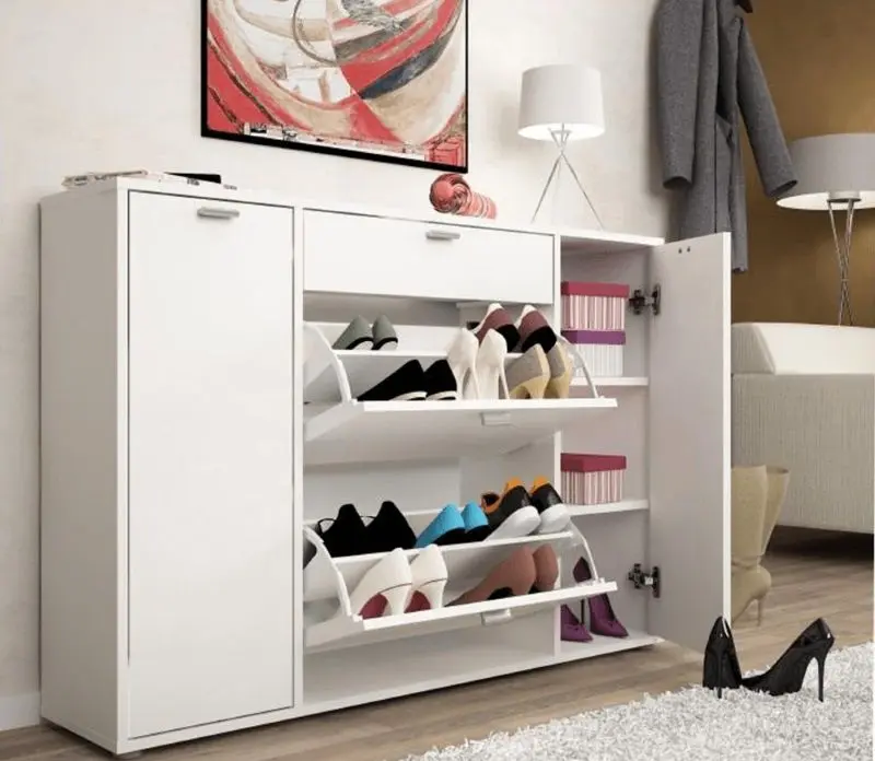 Comoda pentru incaltaminte Mobhaus Anabela (White)