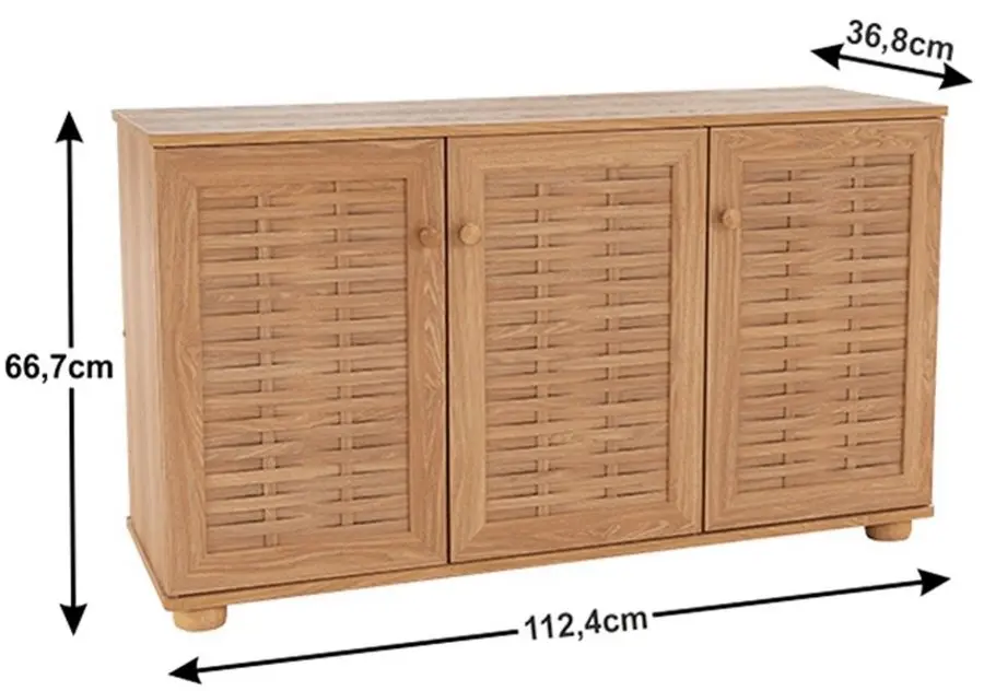 Comoda pentru incaltaminte Mobhaus FP 02 (Natural)