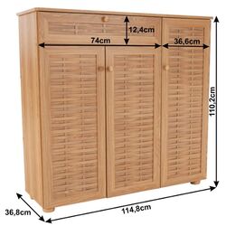 Comoda pentru incaltaminte Mobhaus FP 04 (Natural) Thumb