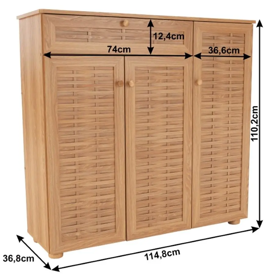 Comoda pentru incaltaminte Mobhaus FP 04 (Natural)