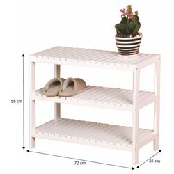 Etajera pentru incaltaminte Mobhaus Adita Typ 2 (White) Thumb