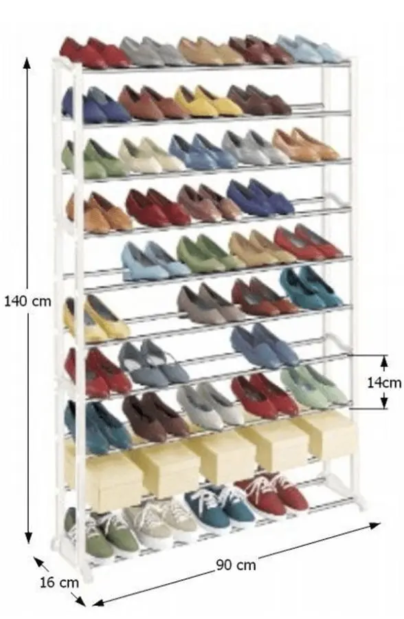 Etajera pentru incaltaminte Mobhaus Botis Typ 1 VSY050 (White)