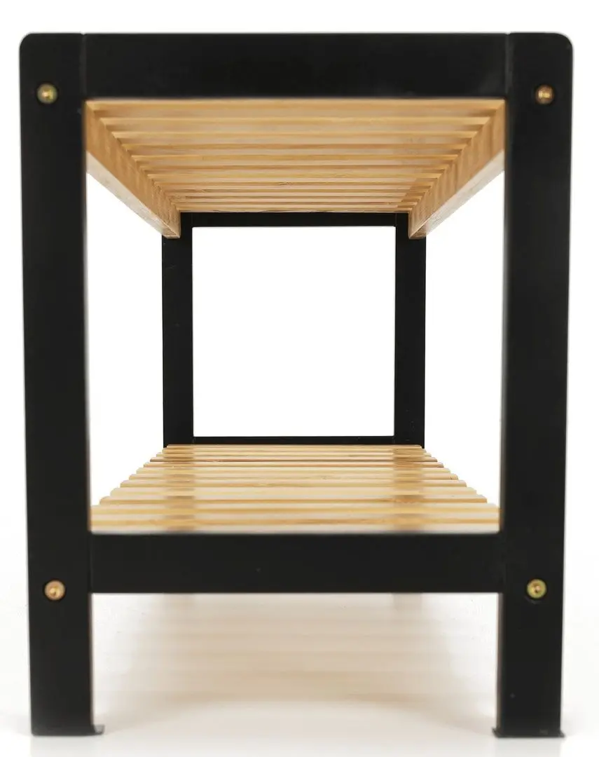 Etajera pentru incaltaminte Mobhaus Kontre (Natural/Black)