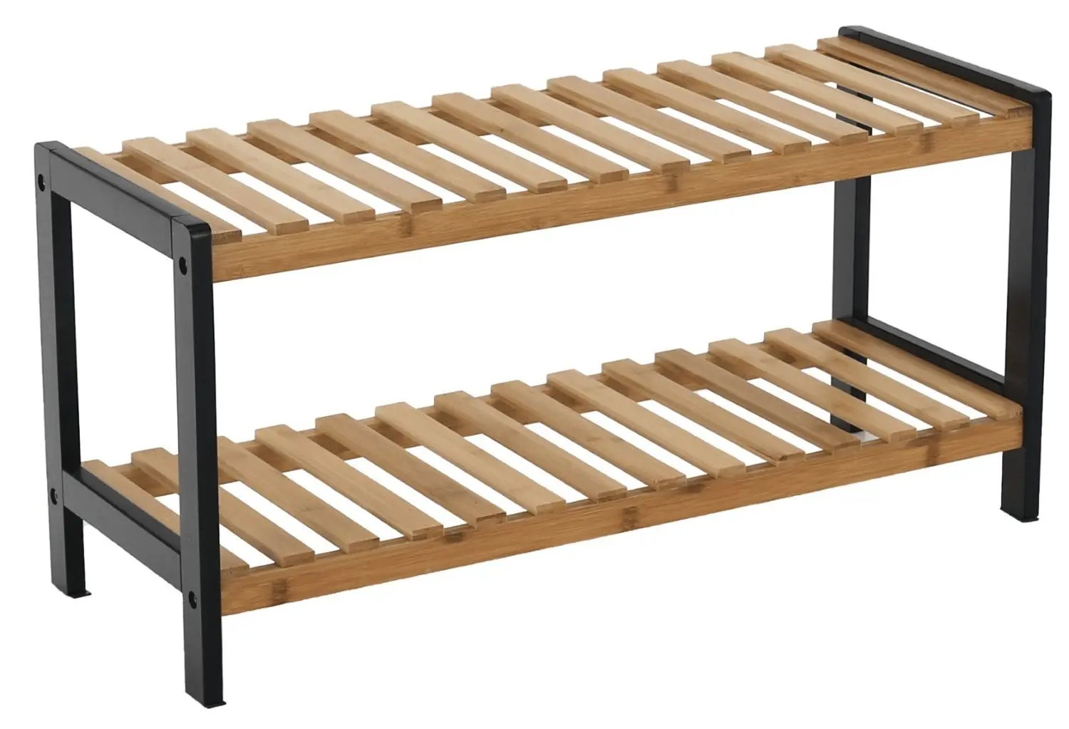 Etajera pentru incaltaminte Mobhaus Kontre (Natural/Black)