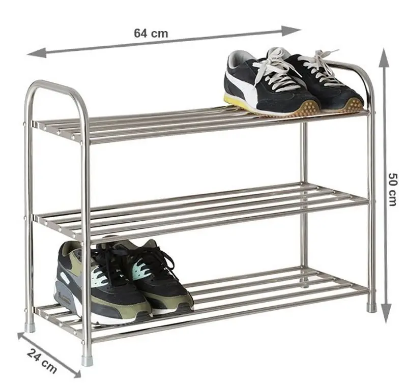 Etajera pentru incaltaminte Mobhaus Nils (Stainless Steel)