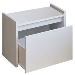 Tumba-bancheta pentru incaltaminte Mobhaus Bergi (White) Thumb