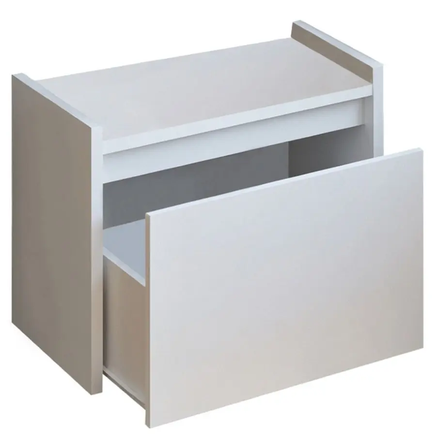 Tumba-bancheta pentru incaltaminte Mobhaus Bergi (White) - 4