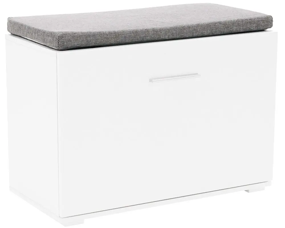 Тумба-банкетка для обуви Mobhaus Boksa (White/Gray)
