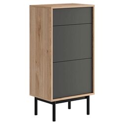Tumba pentru incaltaminte Mobhaus Bergen BGD54 (Jackson Hickory Oak/Graphite)